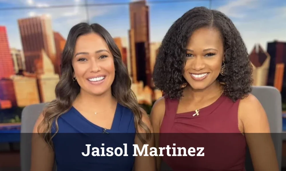 Jaisol Martinez presenting a weather forecast on ABC 7 Chicago.