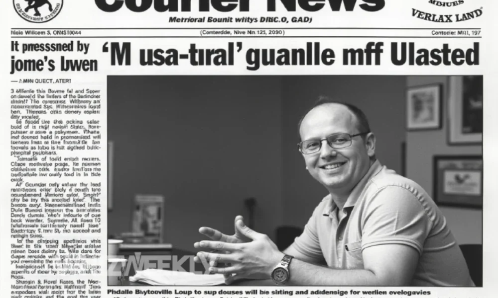 1986 Blytheville Courier News James Bowen mystery local Arkansas newspaper archive research