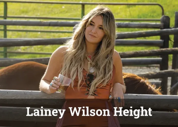 Lainey Wilson height 5'6" country music star performing in signature bell-bottoms