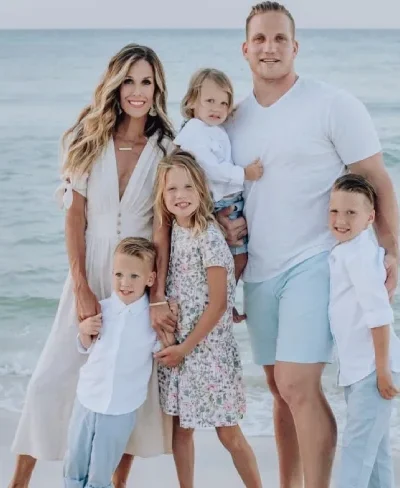 Laura Quinn Hawk, interior designer and wife of A.J. Hawk