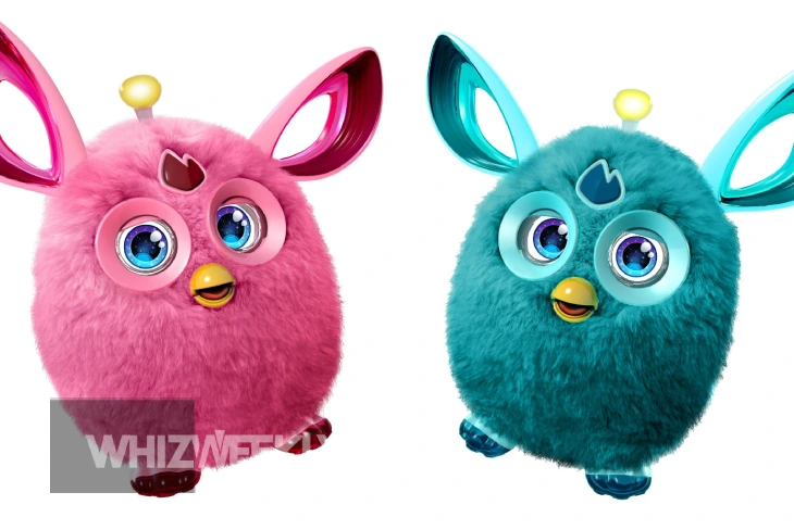 New Furby Spoiling MLP: Colorful Furby and My Little Pony toys facing off, symbolizing the clash between classic and modern toy designs.