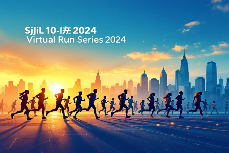 sijil international virtual run series 2024 book doc logo showing global runners connected virtually