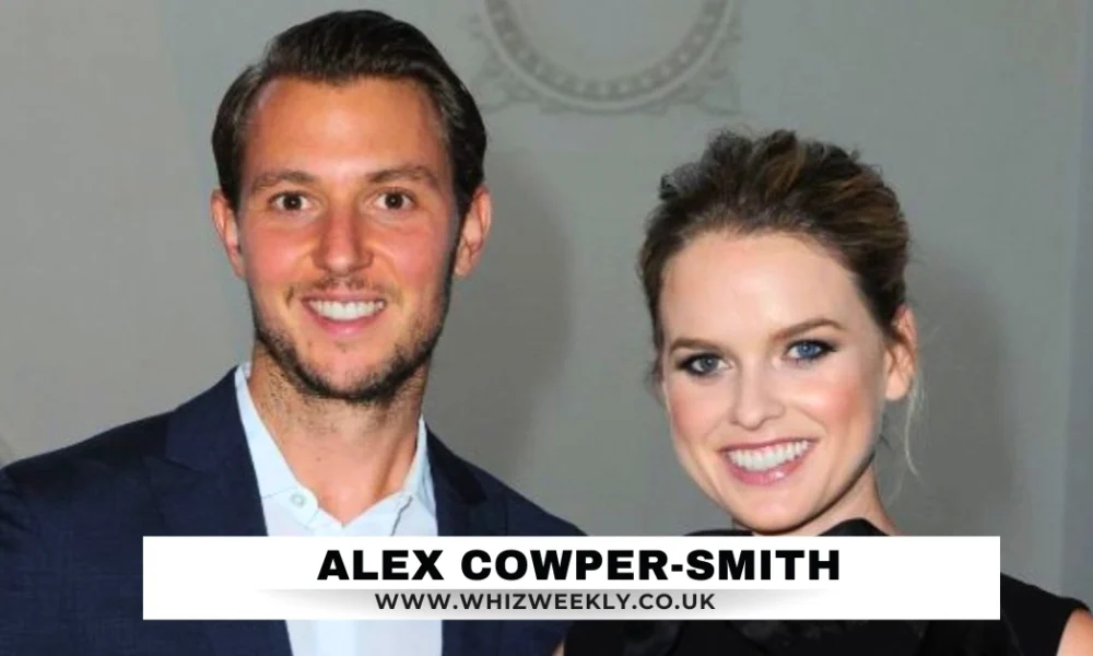Alex Cowper-Smith: From Finance to Fame – A Remarkable Journey Alex Cowper-Smith and Alice Eve smiling together at formal event before their divorce