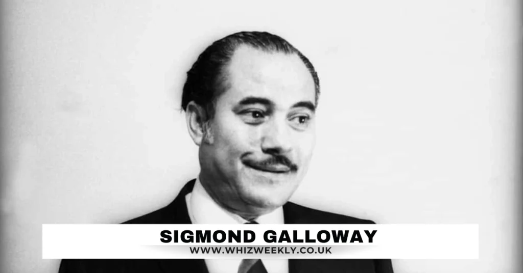 Sigmond Galloway in formal attire with mustache, jazz singer and second husband of gospel legend Mahalia Jackson