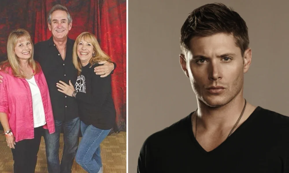 Donna Joan Shaffer-Ackles: Jensen’s Supportive Mom Donna Joan Shaffer-Ackles posing with family members in casual attire at an indoor gathering.