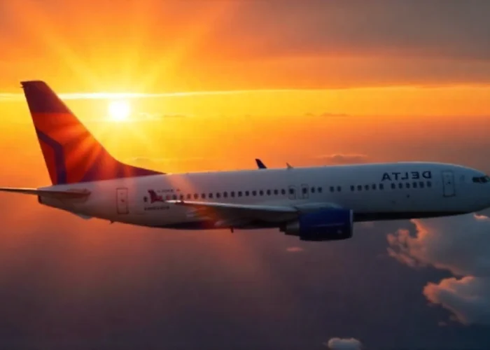 Delta Flight DL275 diverted LAX Airbus A350 on runway at Los Angeles International Airport