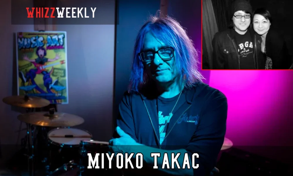 Miyoko Takac: The Music Mentor Who Shaped Buffalo Miyoko Takac at Buffalo Music is Art festival with local musicians, guitars, and community members in background.