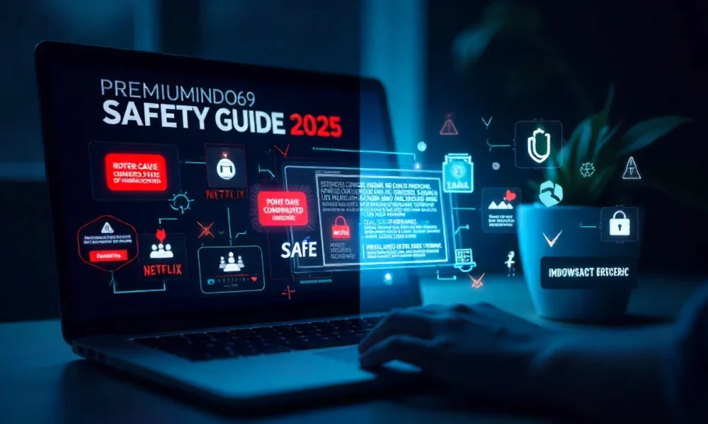 Premiumindo69 Complete Guide: Safety, Features and Legal Risks 2025 Premiumindo69 safety warning comparison chart showing security risks vs legal streaming alternatives 2025 guide