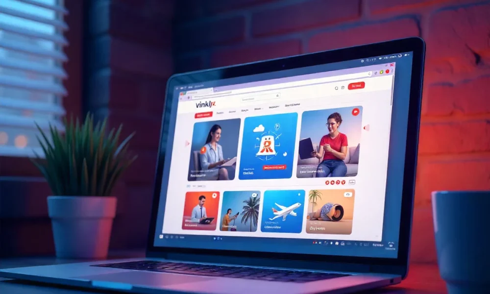Vinklyx com: The Ultimate Multi-Topic Hub Review Vinklyx com homepage displaying multiple content categories including health finance travel with clean user interface