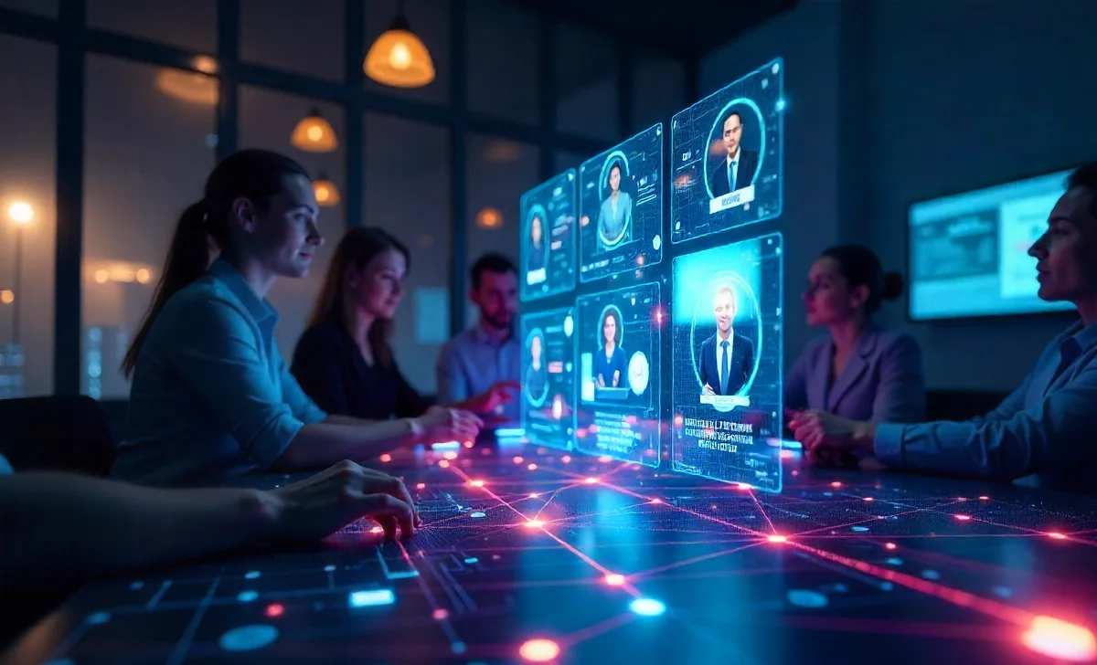 Zoswerheoi technology dashboard showing collaborative workflows and AI-driven innovation tools for teams