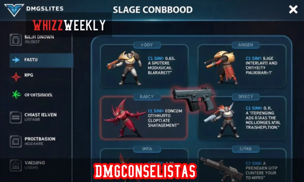 DMGConselistas guide showing damage optimization strategies and competitive gaming performance metrics for players