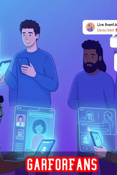 GarForFans digital community platform for creators and fans with live discussions and virtual events