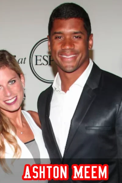 Ashton Meem smiling at a public event, known as Russell Wilson's first wife and advertising professional based in Charlotte.