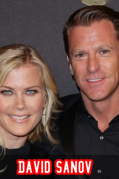 David Sanov, retired California Highway Patrol officer and husband of actress Alison Sweeney, at a public appearance.