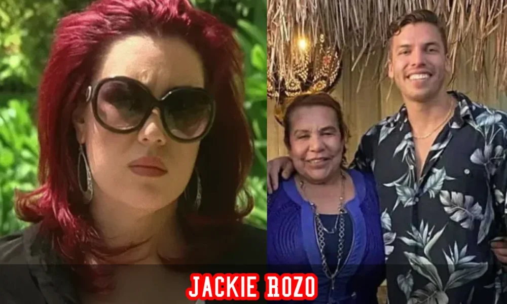 Jackie Rozo standing with mother Mildred Patricia Baena, daughter of Schwarzenegger housekeeper